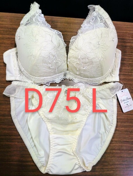 ブラジャーショーツセット D75 L
