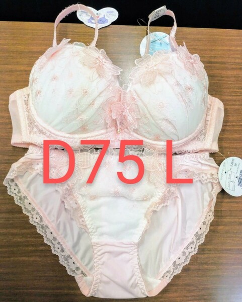 ブラジャー ショーツセット D75 L