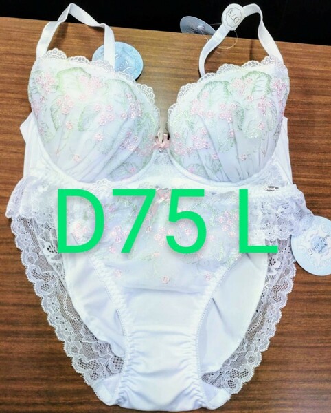 ブラジャーショーツセット D75 L