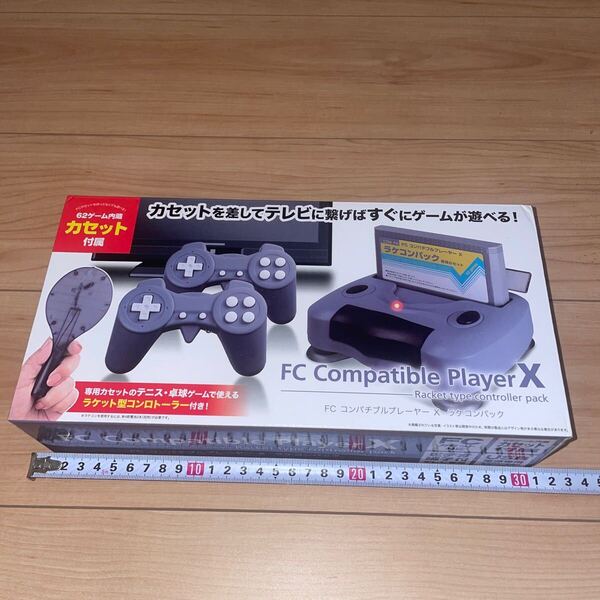 FC コンパチブルプレーヤー X ラケコンパック 62ゲーム内蔵カセット付属 Compatible Player