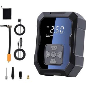 電動空気入れ 車 自転車 10秒充填 エアコンプレッサー エアポンプ 4000mAh