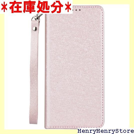 Elick Xperia 5 用 ケース エクスぺリア ストラップ付き カード収納 スマホケース ローズゴールド 158