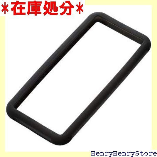 エレコム スマホケース マルチケース シリコンバンパー イズ 約5.2~6.5インチ ブラック P-SB03BK 161