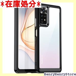 FINON シャオミ Xiaomi Redmi Not ケース 指紋認証可能モデル 耐衝撃 シンプル ブラック 1282