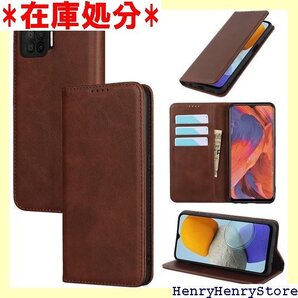 oppo a73 ケース 手帳型 耐衝撃 オッポa73 カードスロット、キックスタンド レザー ダークブラウン 1454