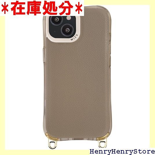 wizu ウィズユー iPhone15 / iPhon ン15 14 13 マグセーフ スマホケース グレージュ 1540