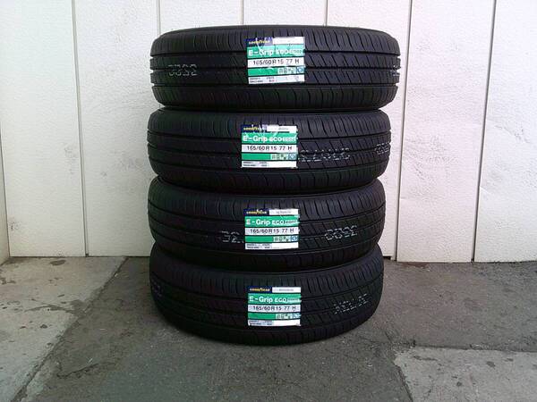全国送料無料☆2025年製新品☆165/60R15☆グッドイヤーE-Grip☆Eco☆EG02☆ハスラー・ソリオ・キャストアクティバ☆H