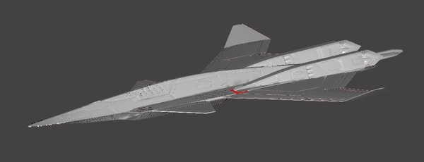 1/144 XFA-36B 3Dプリント 未組立・未塗装 戦闘機 Fighter