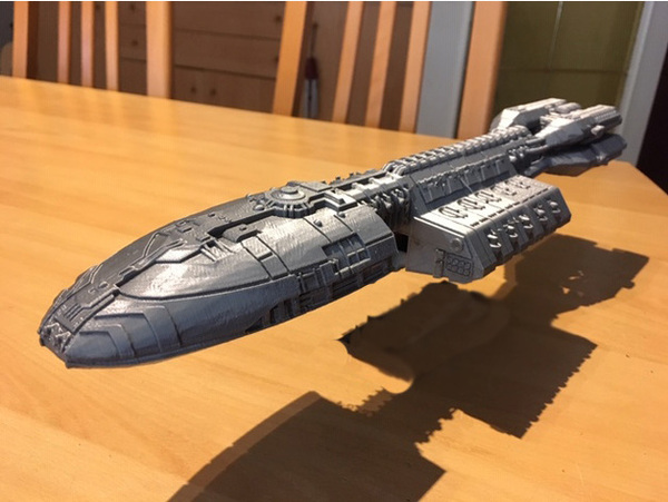 バーサーカー クラス Berzerk class Colonial Fleet escort バトルスター・ギャラクティカ Battlestar galactica 3Dプリント 未塗装未組立