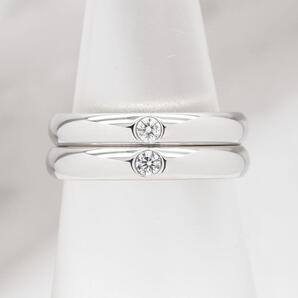 36830 ★HARRY WINSTON★ ラウンドマリッジリング ペアリング 定価81万