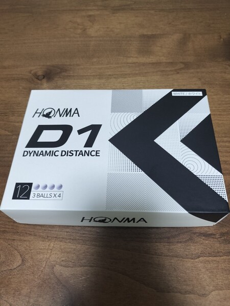 HONMA ホンマ ゴルフボール D1ボール D1 ホワイト ボール 1ダース 12球