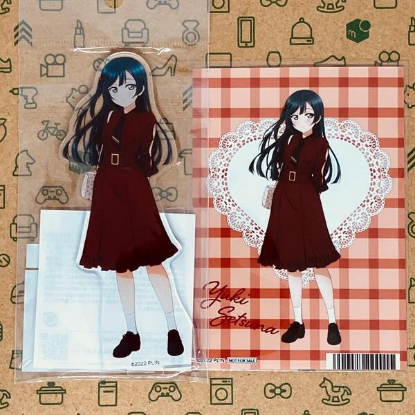 優木せつ菜 アクリルスタンド+特典ブロマイド にじちず トキメキの未来地図フェア