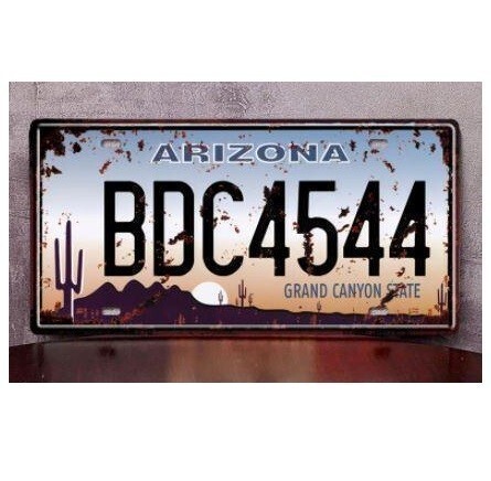 K73 新品◆アメリカン雑貨 ブリキ看板 アリゾナ州 USA ARIZONA アメリカ 州 かっこいい おしゃれ ビンテージ アンティーク