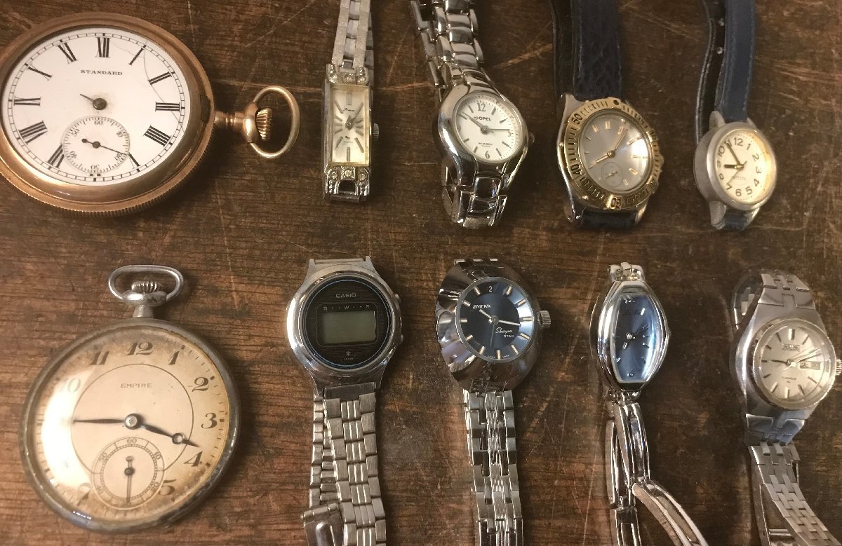 アンティーク 時計まとめ 4本 CITIZEN 懐中時計 腕時計 waltham