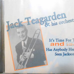 2枚組 レア盤 Jack Teagarden & His Orchestra / It’s Time For T & Has Anybody Seen Jackson? ジャック・ティーガーデン トロンボーン