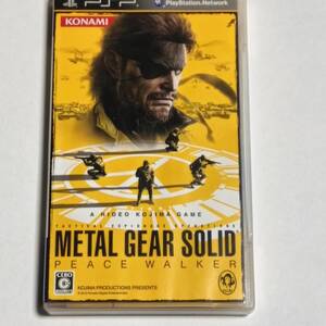 PSP メタルギアソリッド ピースウォーカー