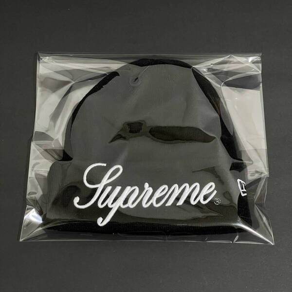 Supreme New Era Script Beanie Black 24FW シュプリーム ニューエラ スクリプト ビーニー ブラック