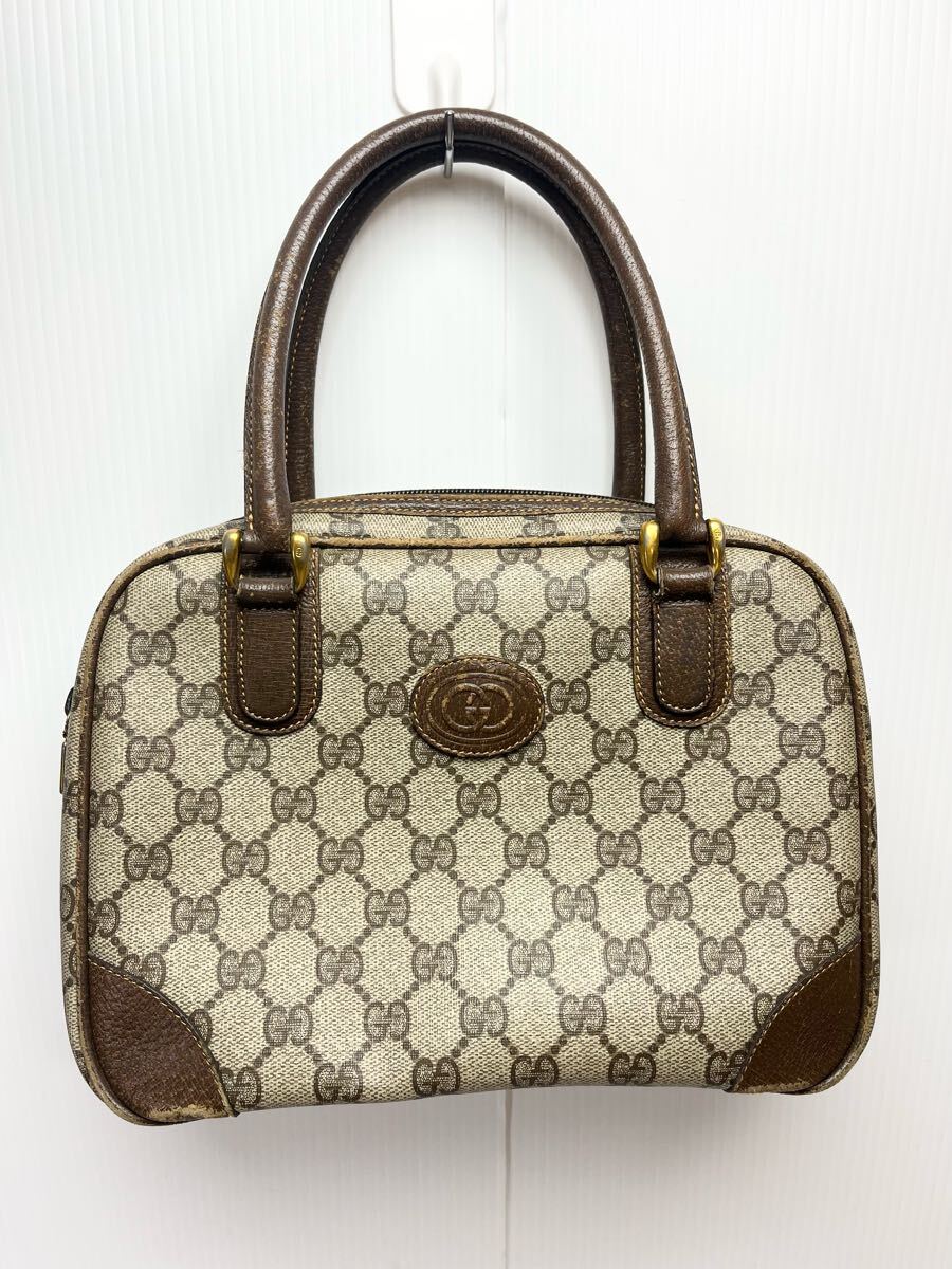 Yahoo!オークション -「gucci グッチ gg柄 ミニボストンバッグ