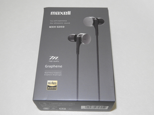 maxell MXH-GD50 カナル型イヤホン ブラック マクセル