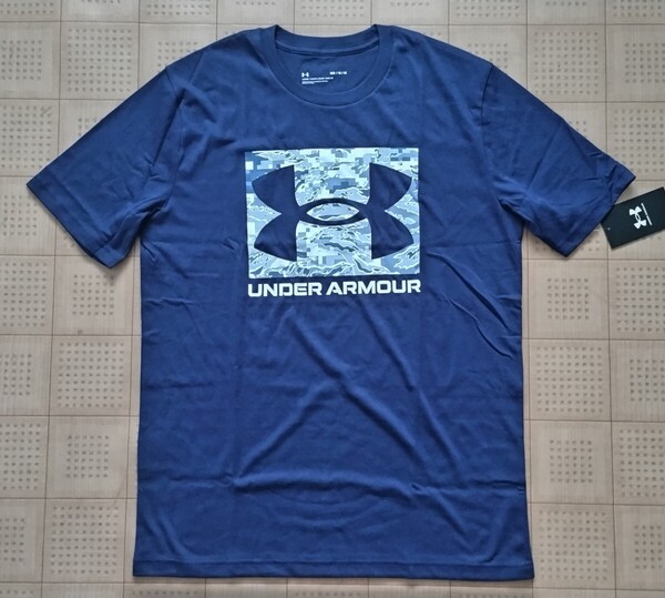 即決新品 MDサイズ UNDER ARMOUR 半袖Tシャツ ネイビー アンダーアーマー