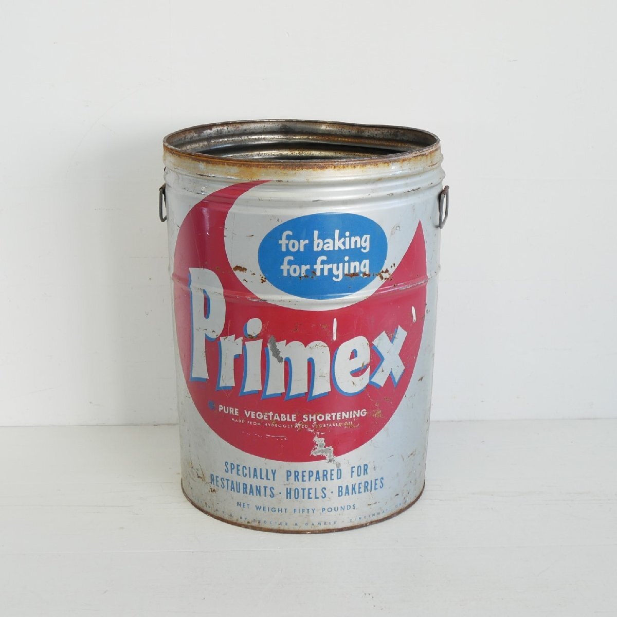 ヴィンテージ ブリキ缶 長方形 Tin can レトロ缶 小物入れ