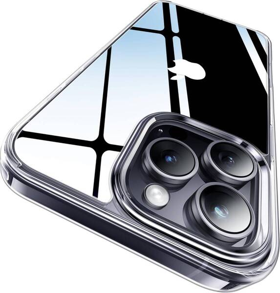 【極々透明感・2025年革新耐黄変技術】CASEKOO iPhone 16 Pro 用 ケース クリア 耐衝撃 米軍MIL規格 ストラップホール付「KORI 」クリア