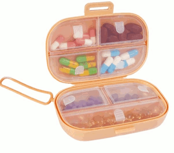 GESUKURA ピルケース 薬ケース サプリメントケース 常備薬収納