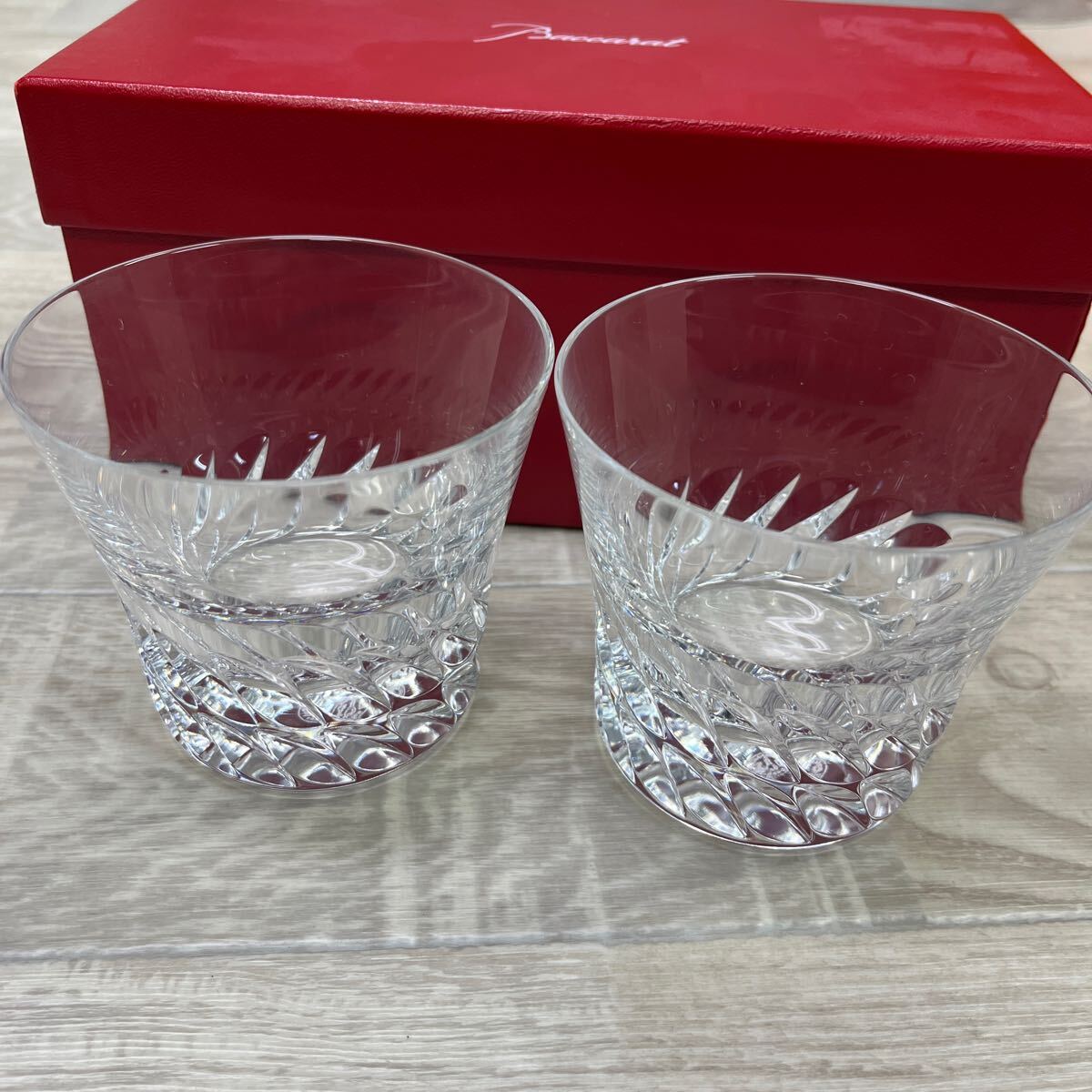 Baccarat - バカラ　グロリア　ロックグラス　2客セット　2016年　新品 バカラ バカラ ロックグラス GLORIA（グロリア）イヤー