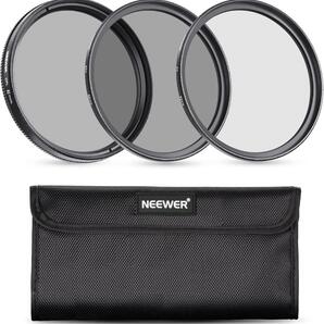 ★NEEWER82mmフィルターキットUV+CPL+ND4フィルター