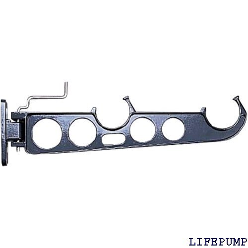 水上金属 ファースト スイング物干金物 縦型 380mm ブラウン 9733