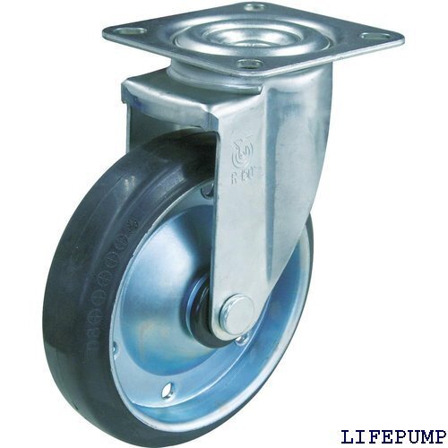 TRUSCO トラスコ TYSシリーズ 自在 ゴム車125mm TYS-125 10033