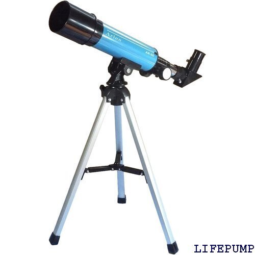 MIZAR ミザールテック 天体望遠鏡 屈折式 50m クトタイプ 経緯台 三脚 セット ブルー AR-50BL 10738