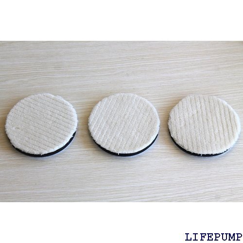 ポリッシャー用 ウールバフ 125mm 3個セット 各 グラインダー ランダム ポリッシャー 用 AM-820 11288