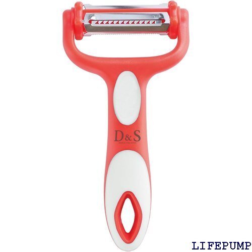 D&S ディーアンドエス マルチピーラー チリレッド 全長14.7cm 3種類の刃を搭載 DS6416 12202