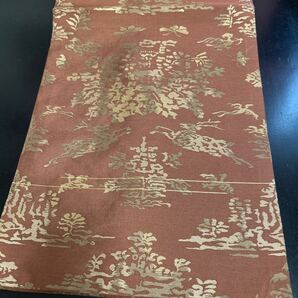 名古屋帯 茶色 送料込み かぐや139