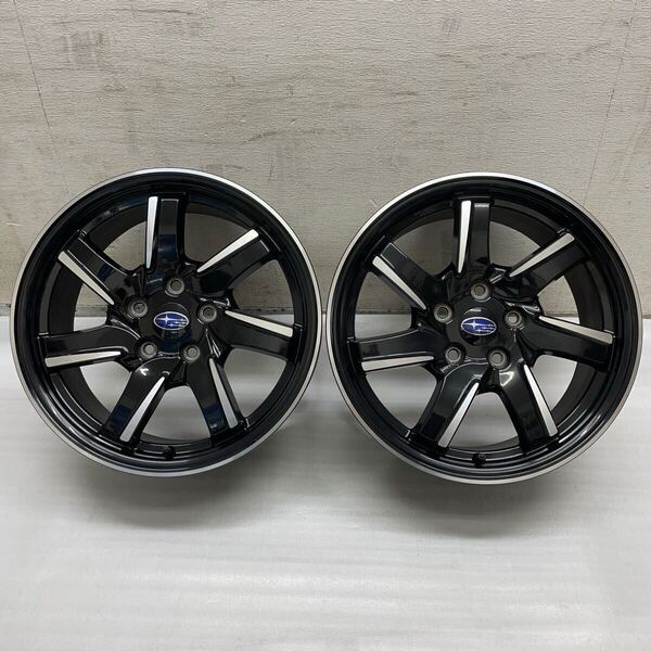 超美品☆スバル純正☆VM4系 レヴォーグ☆17インチ ホイール☆7J+55☆2本SET☆国産MADE in ジャパン