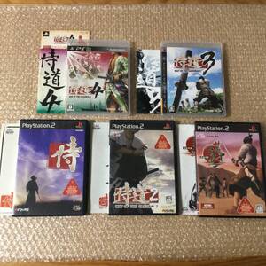 PS2 PS3 侍 侍道2 侍道3 侍道4 侍ウエスタン 活劇侍道 【5本】送料600