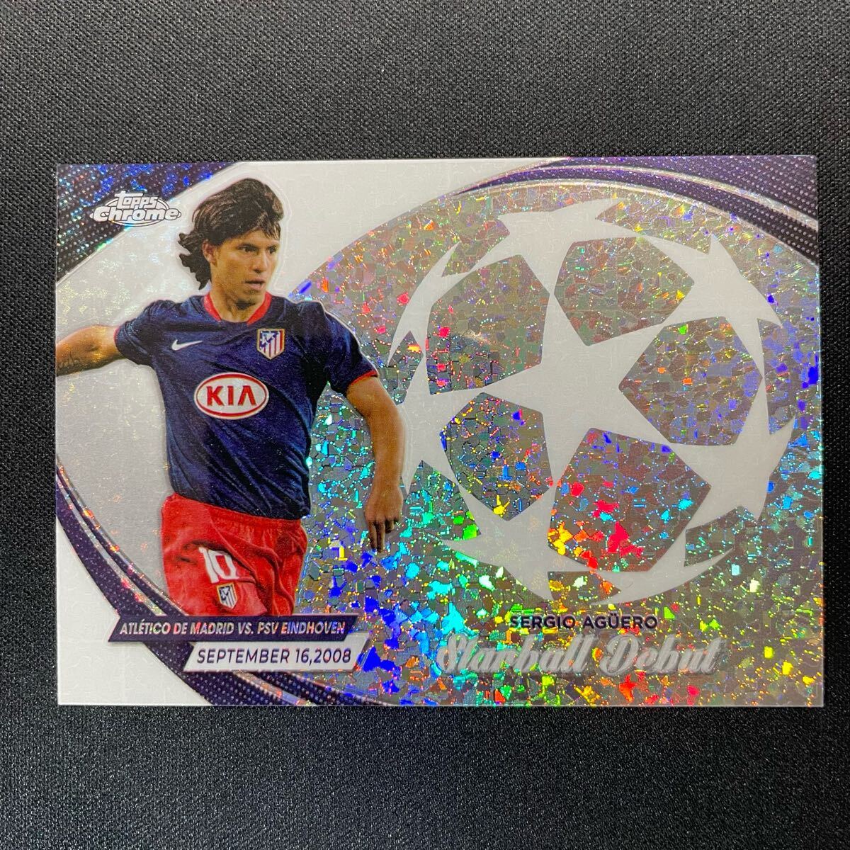 セルヒオ アグエロ Topps UCL オレンジパラレル 25枚限定