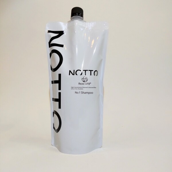 NOTTO ノットシャンプー UFB高濃度溶解炭酸 650ml 詰替 ノンシリコン オーガニック