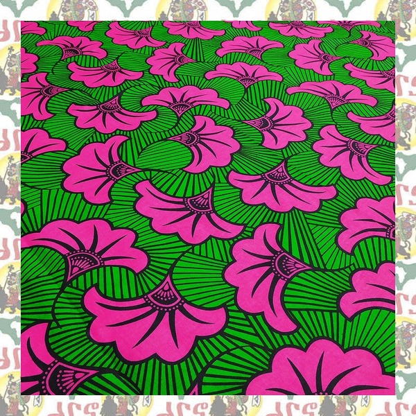 【SALE/180cm x 110cm/2ヤード】アフリカンプリント生地 barg-r19 アフリカ布 アフリカ生地 ゴールドプリント アンカラ キテンゲ