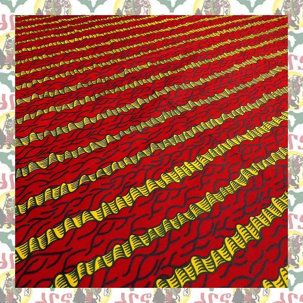【SALE/180cm x 110cm/2ヤード】アフリカンプリント生地 barg-r41 アフリカ布 アフリカ生地 ゴールドプリント アンカラ キテンゲ