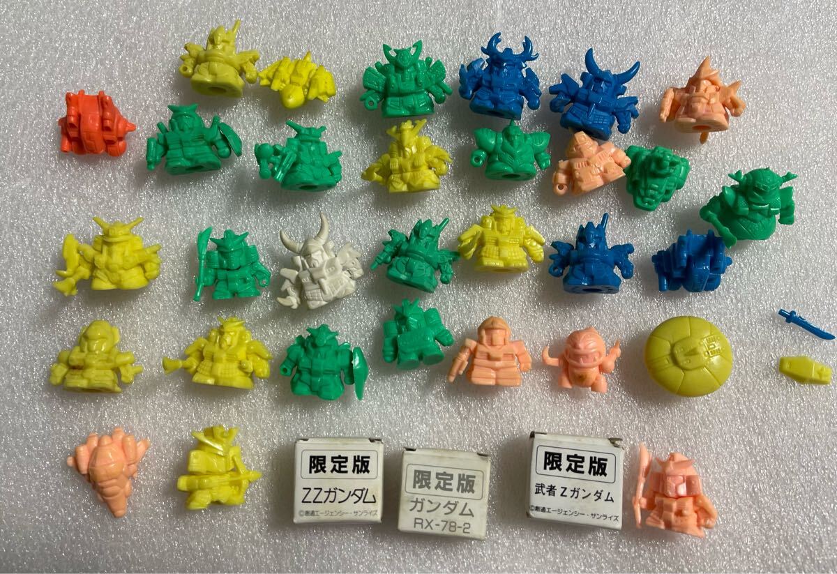 2024年初の纏め開封&洗浄日記 SDガンダム ガン消し 消しゴム