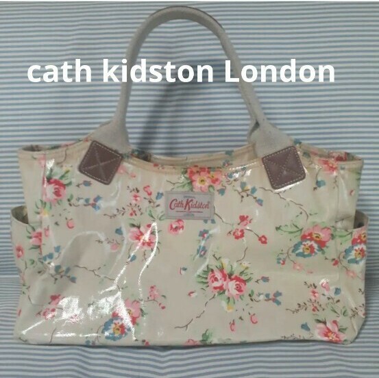 Cath Kidston フラワープリント トートバッグ キャス・キッドソン 花柄 トートバッグ バッグ プリント
