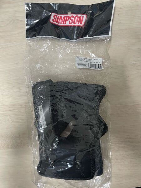 SIMPSON シンプソン チークパッド SUPER BANDIT13用(ネイビー)ヘルメット内装チークパッド57~59cm用(スモールシェル 1.5cm)