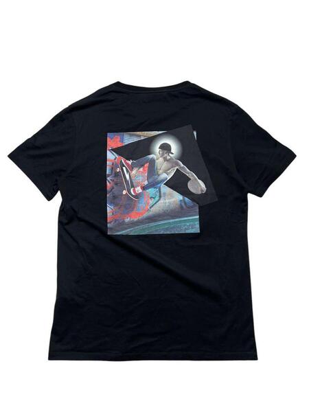 NEIL BARRETT hybrid print 44 Tシャツ コラージュ ニールバレット ブラック 黒 M イタリア