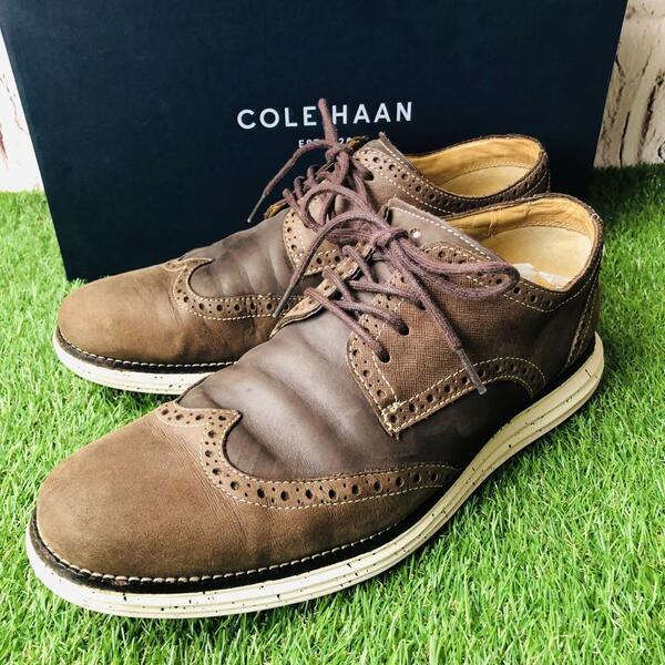 【箱付き・美品】COLE HAAN LUNARGRAND WING TIP 10