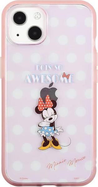 ディズニー disney ミニーマウス iPhone13 クリアケース 耐衝撃 耐衝撃 ケース TPU ハイブリッドケース ソフトケース 透明ケース