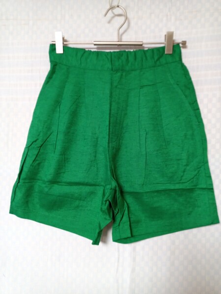 1323 ★★ Kastane リネン混ショートパンツ 新品 グリーン
