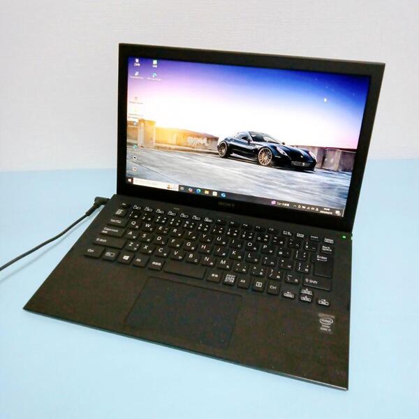人気 vaio 薄型 ノートパソコン i7 SSD webカメラ フルHD SONY VAIO SVP1321A2J Core i7-4500U 13インチ(解像度1920×1080:FHD)