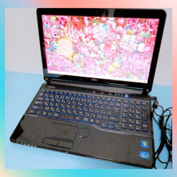 お得特価 富士通 LIFEBOOK ノートパソコン i7 SSD webカメラ 富士通 LIFEBOOK AH77/E Core i7-2670QM 15.6インチ